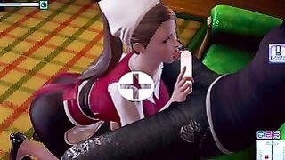 Stripper in a Maiden Outfit Sucked Off During a Break | Pc Gameplay