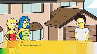 New schoolmate visits Lisa Simpson in her bedroom