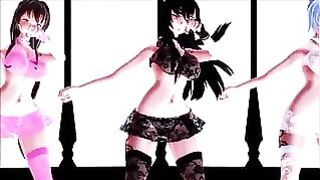 3d Mmd Cyber Thunder Cider – Yuuka Cirno Yamato