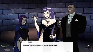 Starfire dances naked in DC Comics porn game EP50