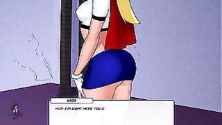 Two Supergirls in DC Comics sex game EP70