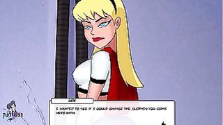 Blonde teen loves it hard in DC Comics porn game EP42