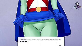 Wet pussy of Miss Martians in DC Comics sex game EP47
