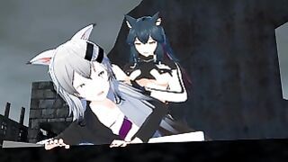 Texas Futanari Lappland Arknights Futa