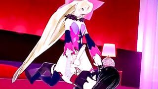 Futa on Futa Tales of Berseria Velvet and Magilou Koikatsu Sex