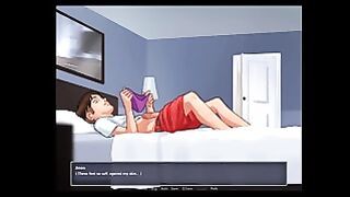 Stepmom caught him masturbating, shows him her huge tits!