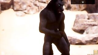 Wild Life Furry Guy’s Jerking Off Their Big Cocks 3D Animation