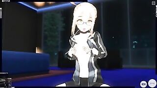 Blonde nerd teen fingers her wet virgin pussy