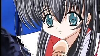 Sweet Hentai Teen Girl in an Act of Sexual Servitude