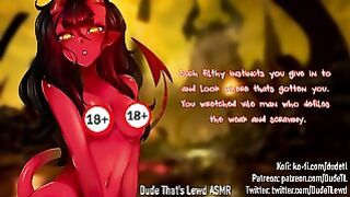 Demon girl with perfect naughty ASMR