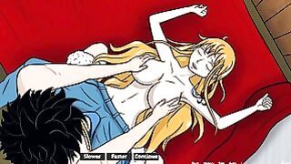 One Slice of Lust – One Piece Sex – Part 4 Playing With Nami’s Big Tits By Loveskysanx