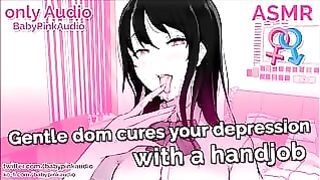 Cute teen turns into domina in wild ASMR audio porn