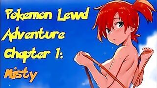 Misty – Redhead teen in JOI slideshow session showing off her perfect hot body in Pokemon hentai porn