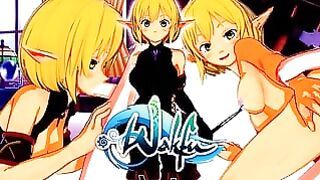 Evangelyne – Horny yellow slut enjoys the company of a big cock in Wakfu hentai porn