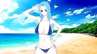 One Piece: Busty Girl Vivi Loves Beach Sex (3d Hentai)