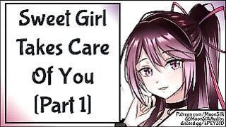 Gorgeous Babe Takes Care of You Part One