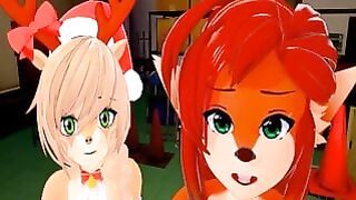 3d Hentai)(furry) Santa Claus’s Christmas Sex