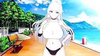 Azur Lane: Poolside Sex With Lovely Waifu Algerie (3d Hentai)