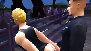 Frat College Jizz Dump Gets Fucked at Camup – Filthy Talk -sims 4