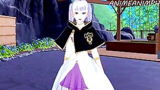 Black Clover Noelle Koikatsu Footjob and Cock Ride VR