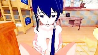 Merry – Busty teen sits on a dick in POV Grimgar of Fantasy hentai porn