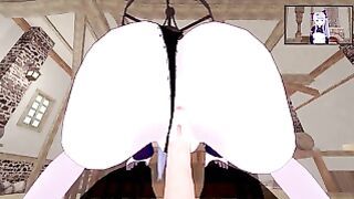 Shalltear Blod Anime 3d Pov Just Cowgirl Pose Overlord