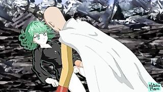 One Punch Man Tatsumaki Public Missionary and Blowjob