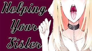 Step Sis Does Asmr on You! [intense Ear Licking]