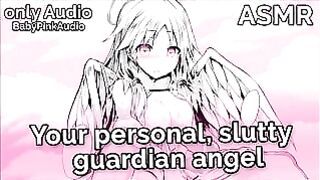 She tells you what to do in hot ASMR hentai