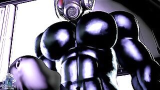 Muscle Latex Drone Master Growth Adore Animation