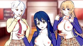 Food Wars Gangbang – Megumi X Futa Erina Plus Futa Alice