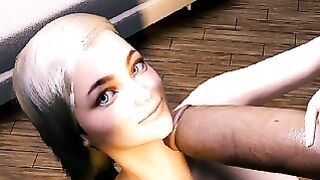 Big Dick Growing Nasty in Short Teen’s Mouth – Dick Expansion Erection