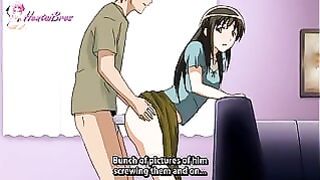 Hentai Son Fucks Mom Pussy