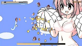 Punitdot [hentai Pixel Game] Ep1 Save Japan from Kawai Biggest Girl With Enormous Tits !
