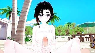 3d Hentai)(futa)(rwby) Ruby Rose X Kali Belladonna