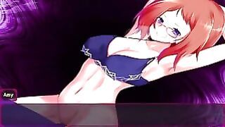 A Cute Teen Amy Rides a Big Cock Gameplay