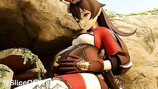 Water Inflation Genshin Impact [giantess Growth]
