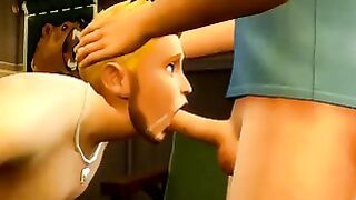 Frat Home Training a Cum Dump, University Guy Fucked – Dirty Speak – Sim 4