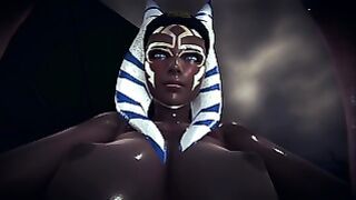 Star Wars: Futa Ahsoka Oral in the Rain Taker Pov