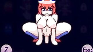 Fuckman Deluxe [hentai Pixel Game] Retro Pacman Porn Porody