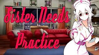 Medical Student Step Sister Practices at You