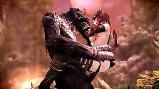 A Romantic Fuck Below the Moonlight With a Troll