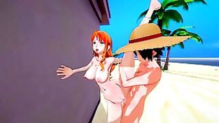 Hot Foursome With Nami and Robin – One Piece Porn