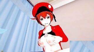 Cells at Work: Red Gets Filled With White (3d Hentai)