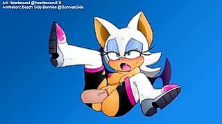 Sexy Rouge the Bat Gets Dicked