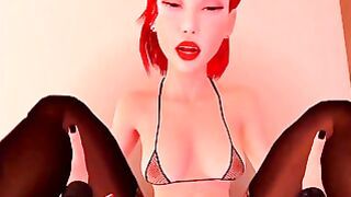 Goth Babe Fucks Ginger Pov