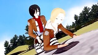 Mikasa Ackerman Futanari 3d Annie Leonhart Shingeki No Kyojin
