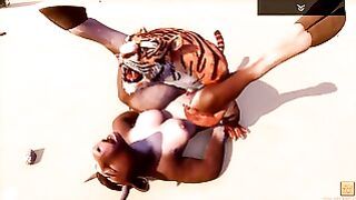 Rough Life Furry Porn Tiger Creampie’s Inside Tali