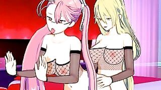Highschool of the Dead – Futanari Shizuka Fucks Saya (special Request)