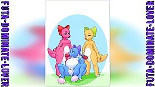 2d Comic] Extremely Intersex Birdo Step Bros Transformation